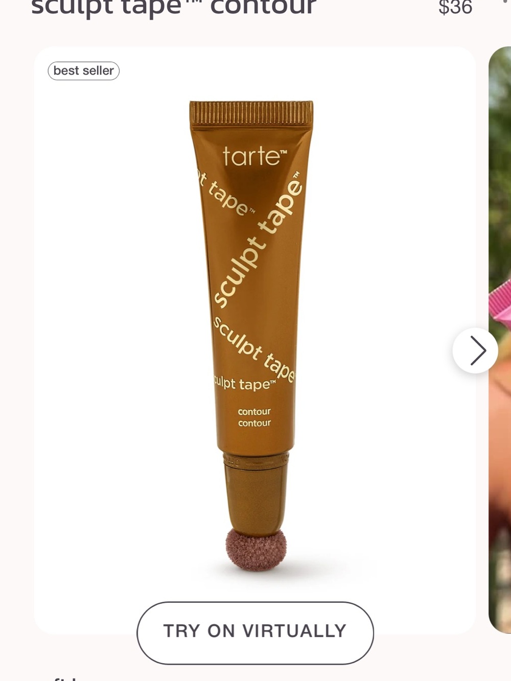 NWT tarte Sculpt Tape Contour Cream – Soft Bronze